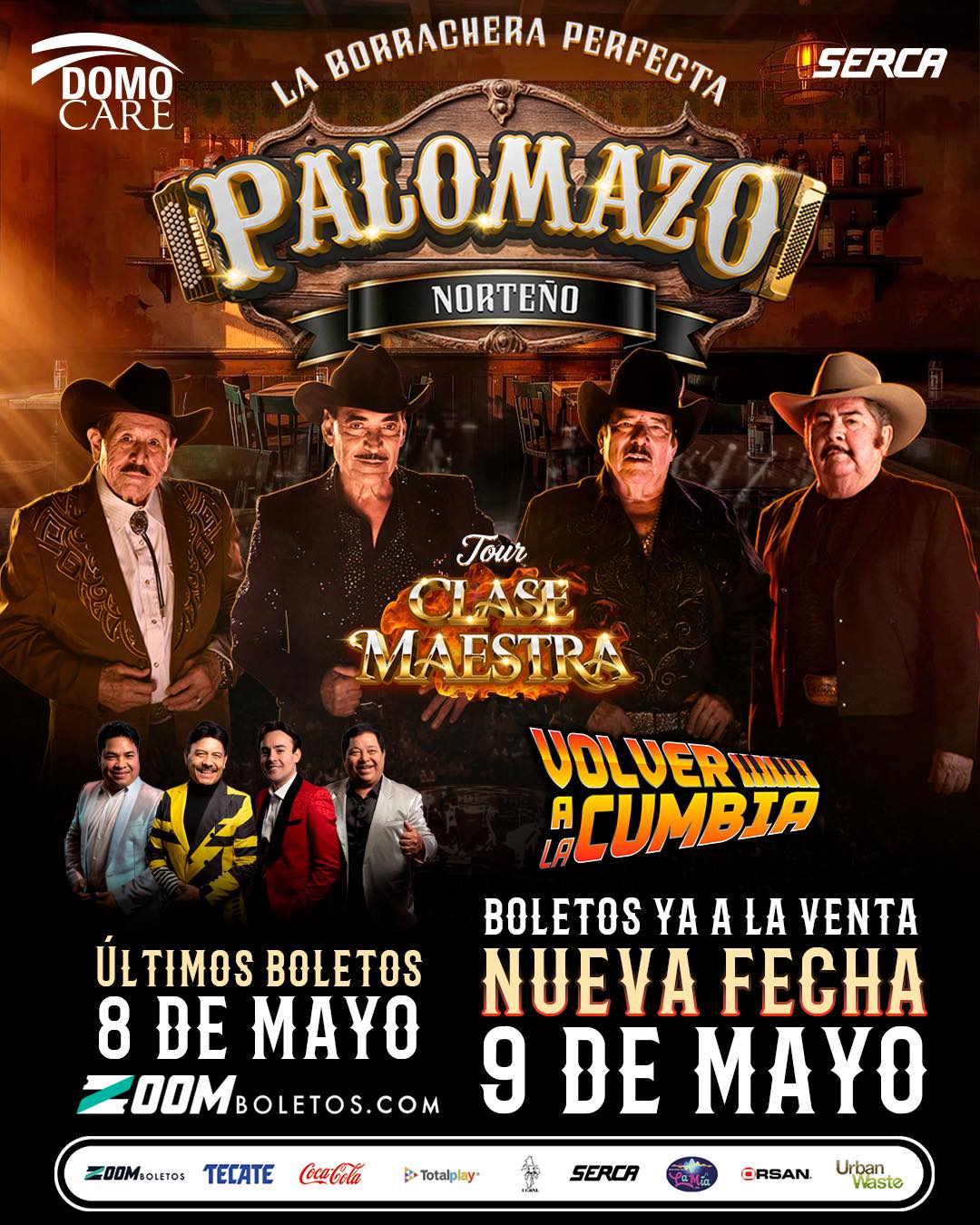 PALOMAZO NORTEÑO Clase Maestra Tour Poster 2026